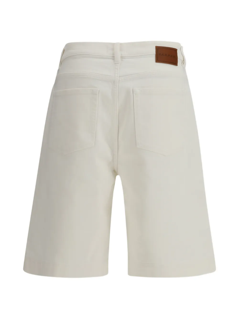  P.a.r.o.s.h. Logo-patch Bermuda Shorts - White 