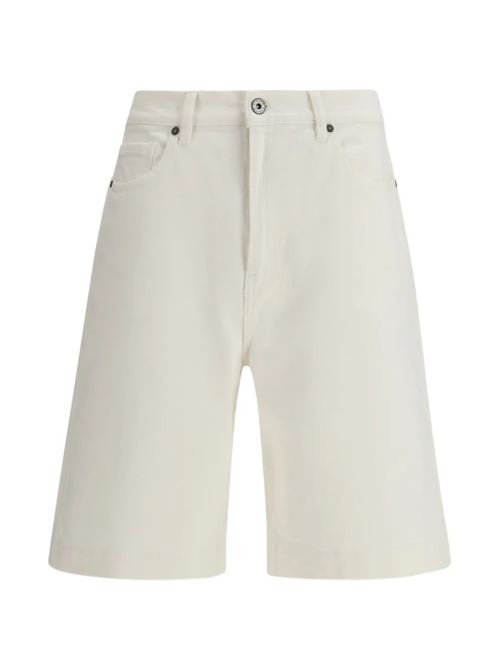 P.A.R.O.S.H. logo-patch bermuda shorts - Bianco