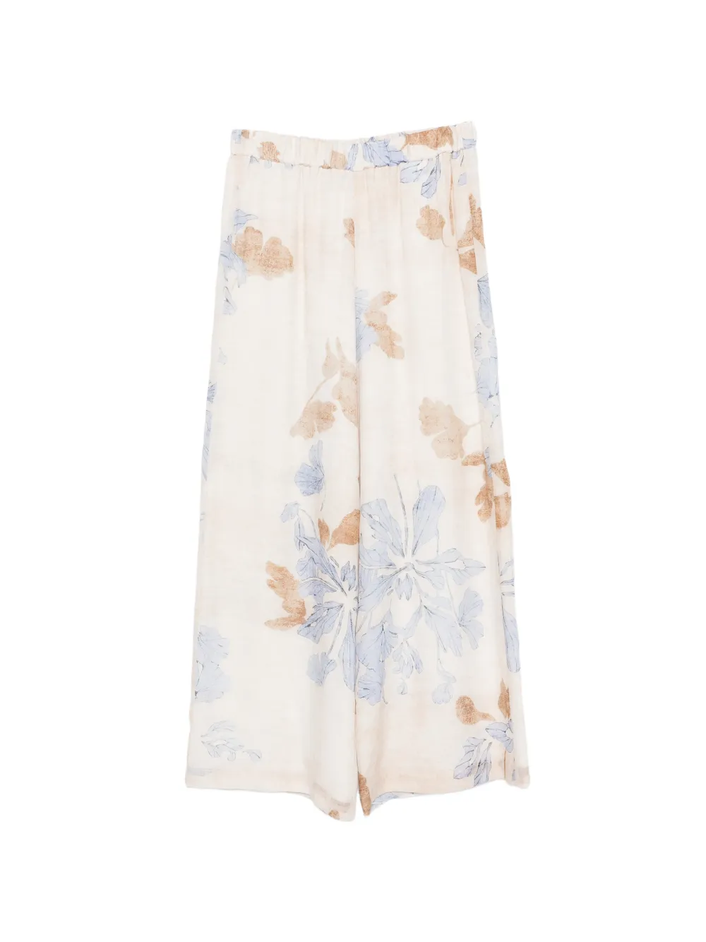 Seventy floral trousers - Toni neutri