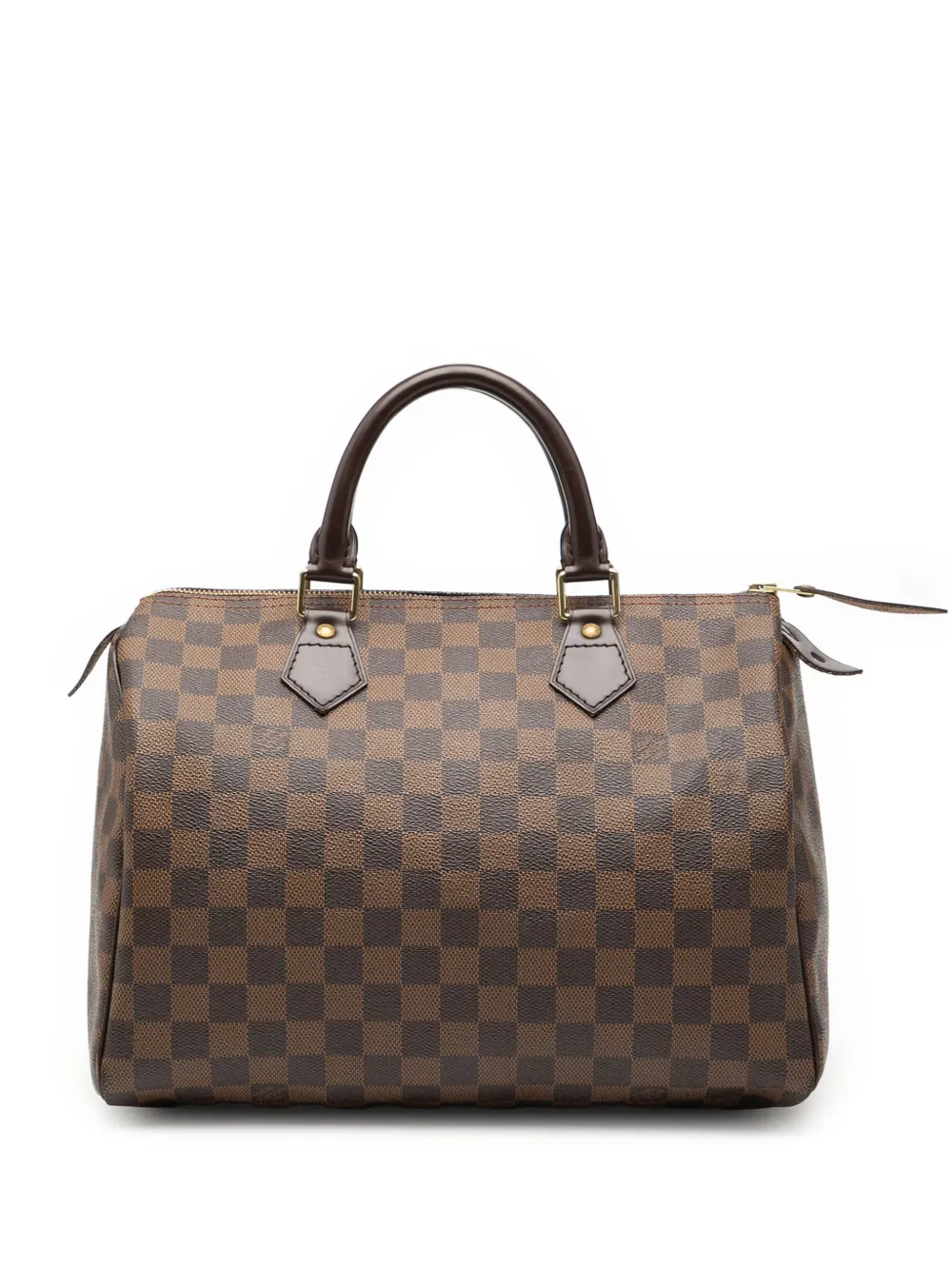 Louis Vuitton Pre-Owned 2005 Damier Ebene Speedy 30 boston bag - Marrone