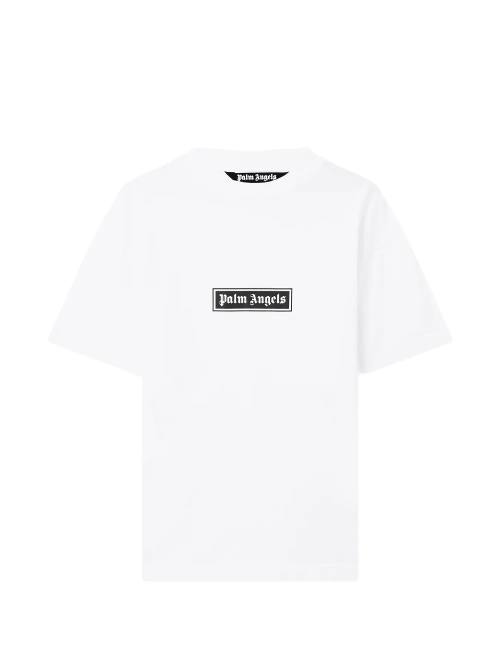Palm Angels 박스 로고 티셔츠 | 화이트 | Image 1