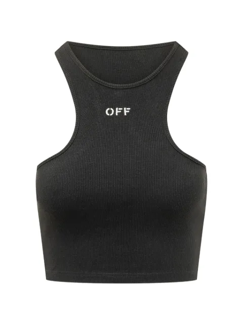 Off-White Off-stamp ribbed top