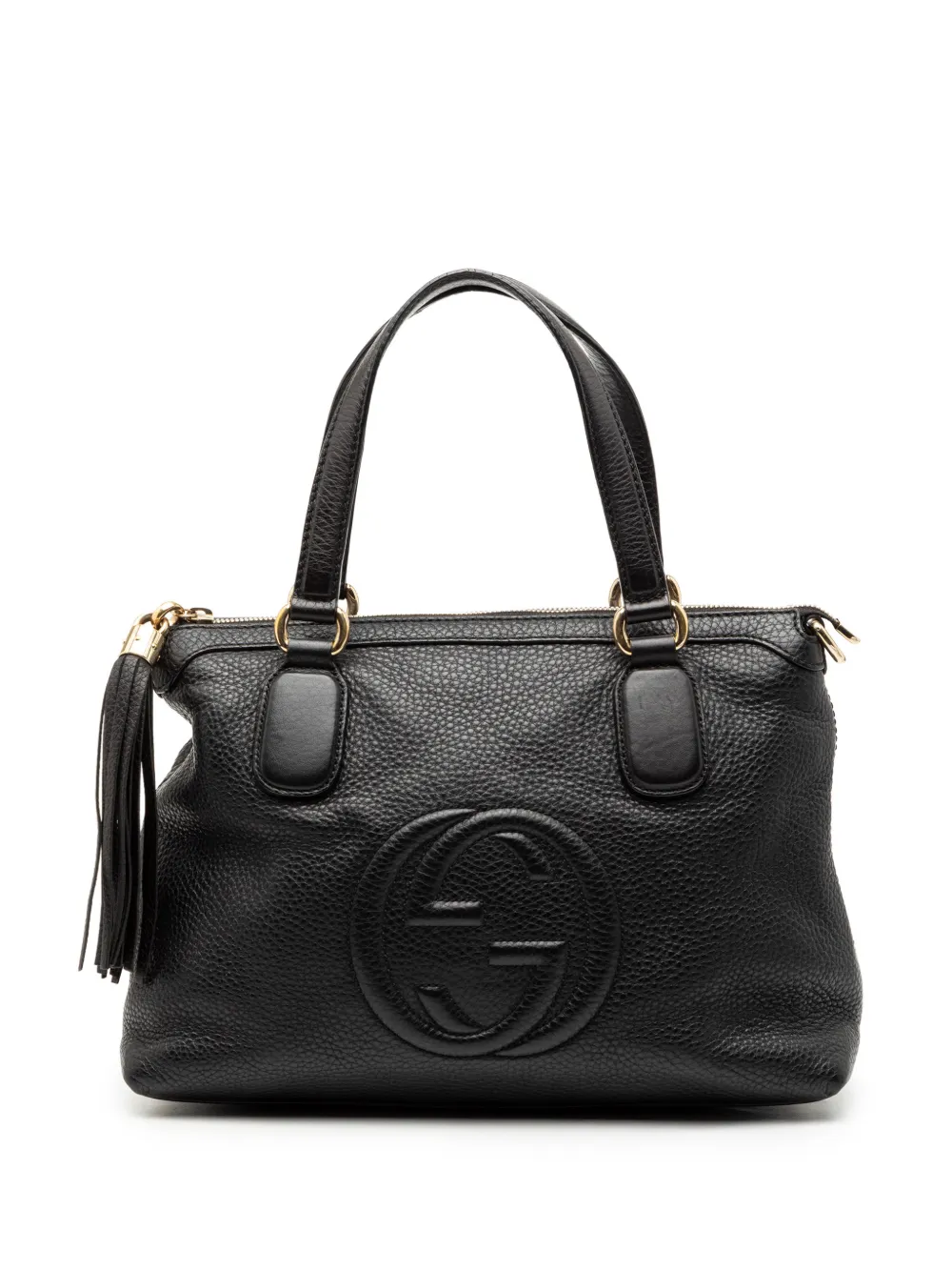 Gucci Pre-Owned 2000-2015 Small Leather Soho Working satchel - Nero