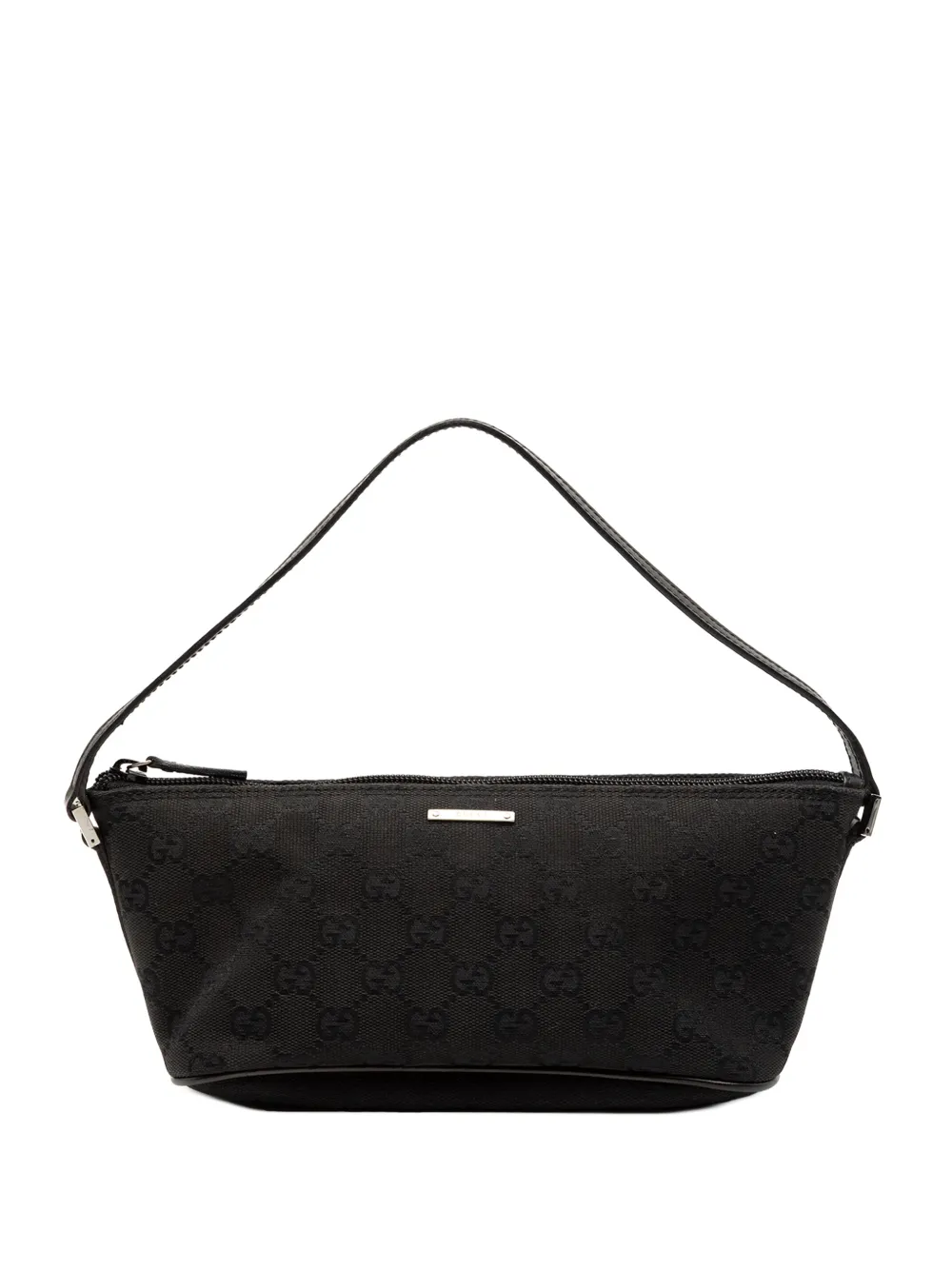 Gucci Pre-Owned 2000-2015 GG Canvas Boat shoulder bag - Nero