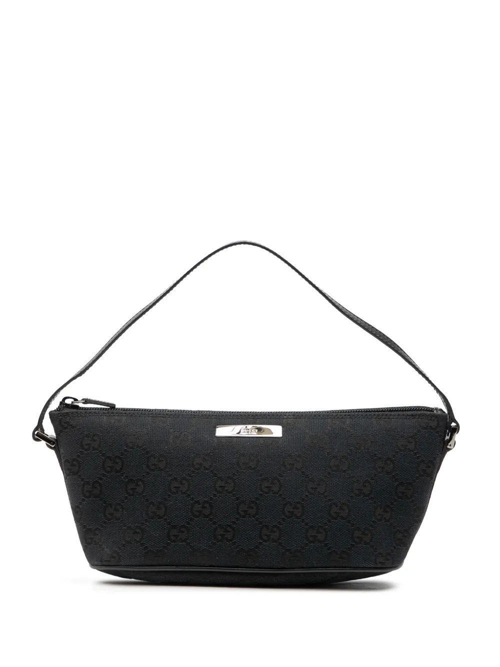 Gucci Pre-Owned 2000-2015 GG Canvas Boat shoulder bag - Nero