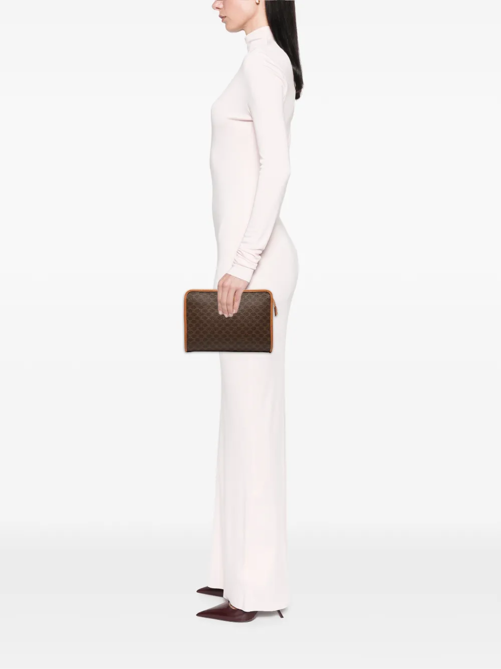 Celine Pre-Owned 2008 Macadam Coated Canvas clutch bag | Estilos de archivo | Image 2