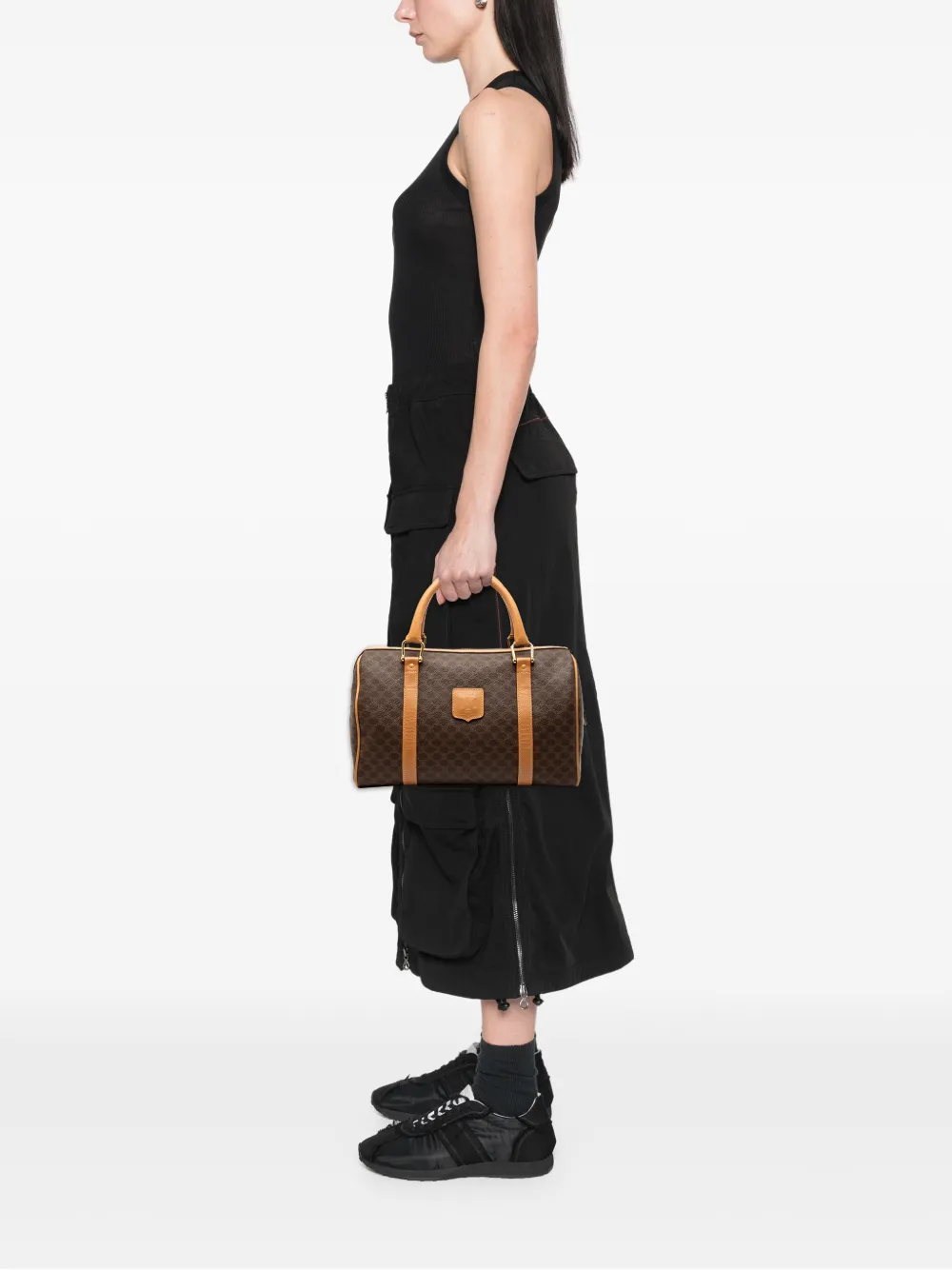 Celine Pre-Owned 2013 Macadam Coated Canvas boston bag | Estilos de archivo | Image 2