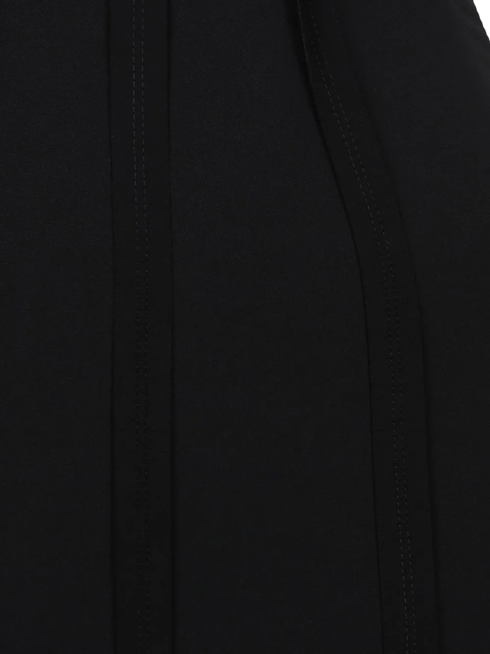 Elisabetta Franchi Midi-jurk met sweetheart hals Zwart