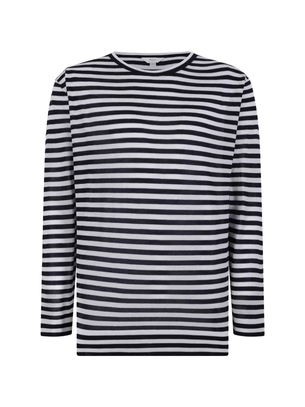 Malo striped T-shirt - Blu