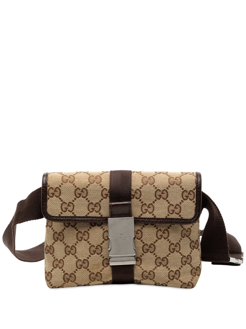 Gucci Pre-Owned 2000-2015 GG Canvas belt bag - Marrone