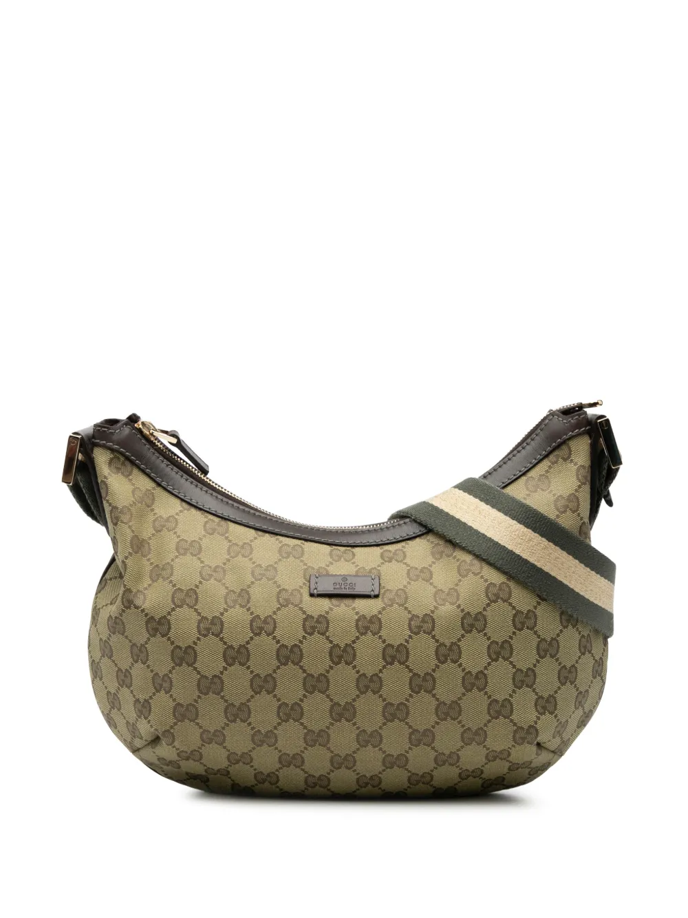 Gucci Pre-Owned 2000-2015 GG Canvas Web crossbody bag - Marrone
