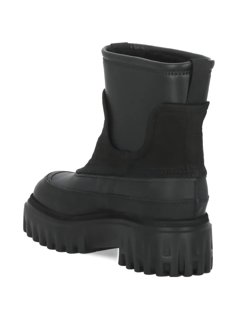 Hogan Laarzen met logo-reliëf Zwart