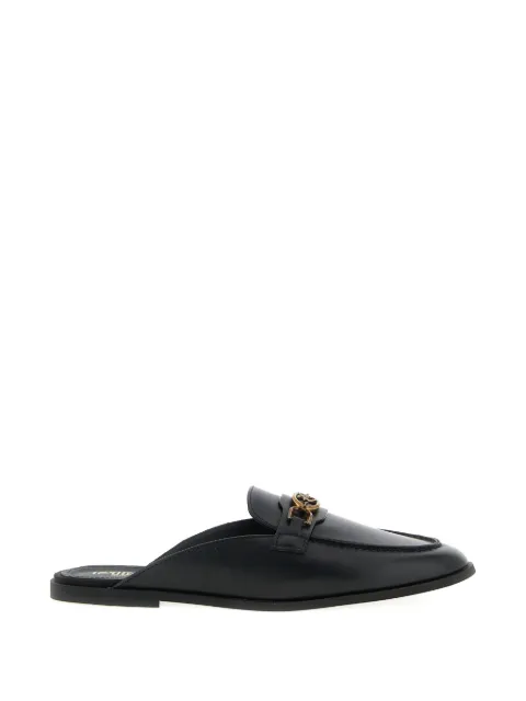 PINKO Naty 09 logo leather sabot