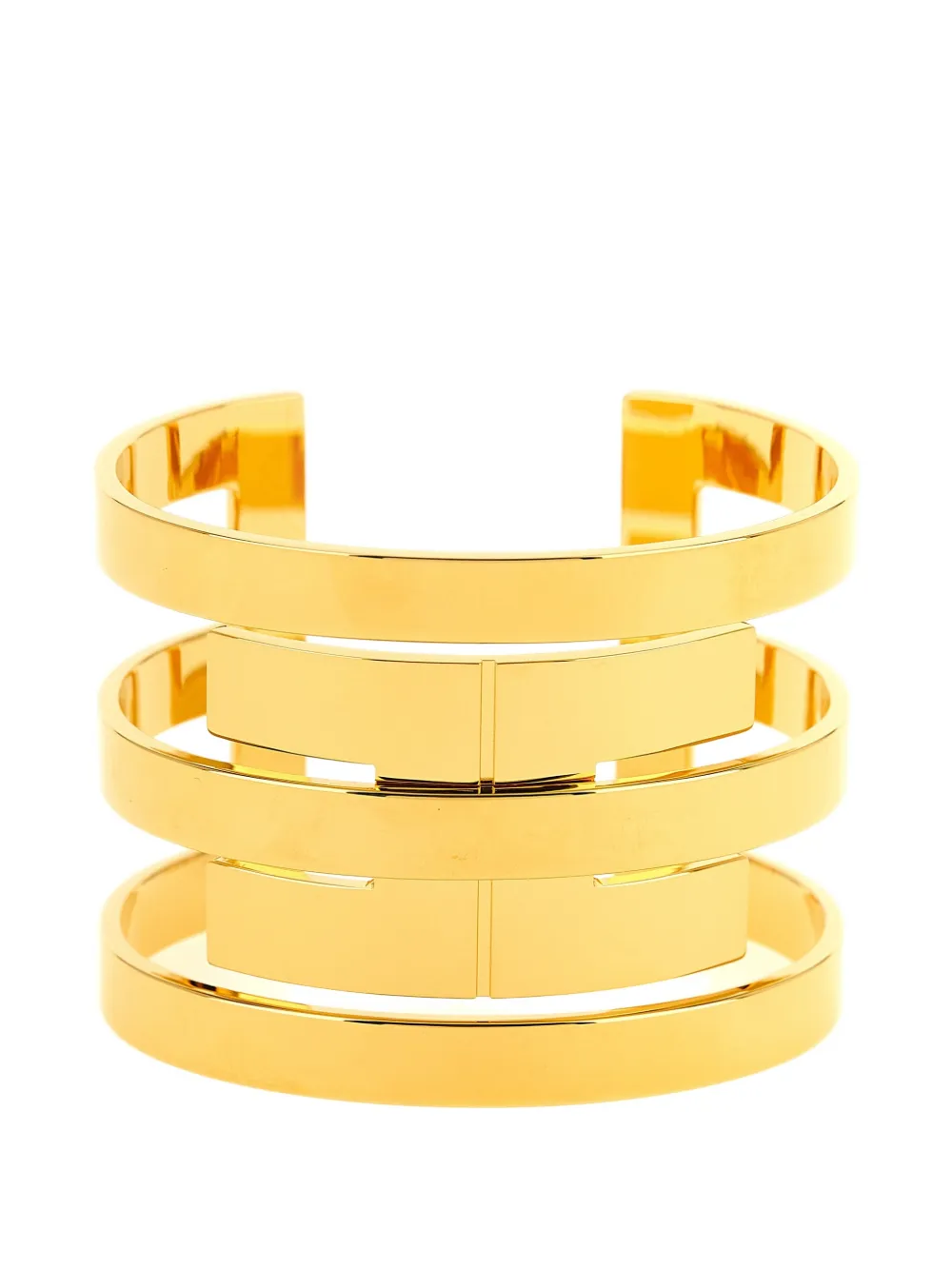 Elisabetta Franchi rigid cuff bracelet - Oro