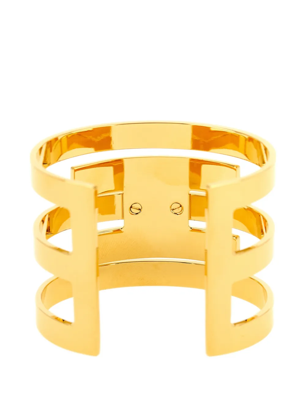Elisabetta Franchi rigid cuff bracelet - Goud