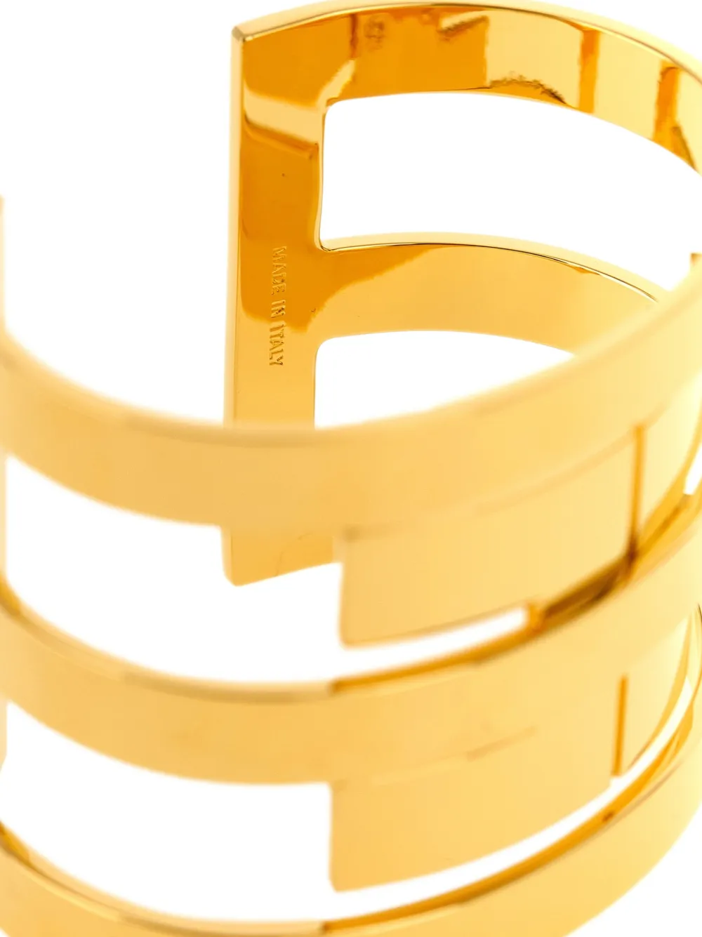  Elisabetta Franchi Rigid Cuff Bracelet - Gold 