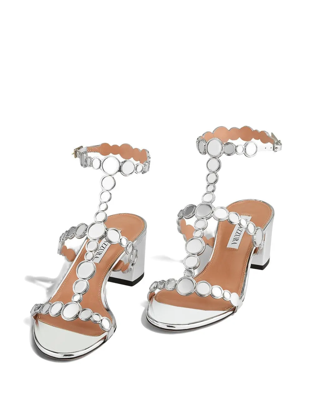 Aquazzura Sandalen verfraaid met kralen Zilver