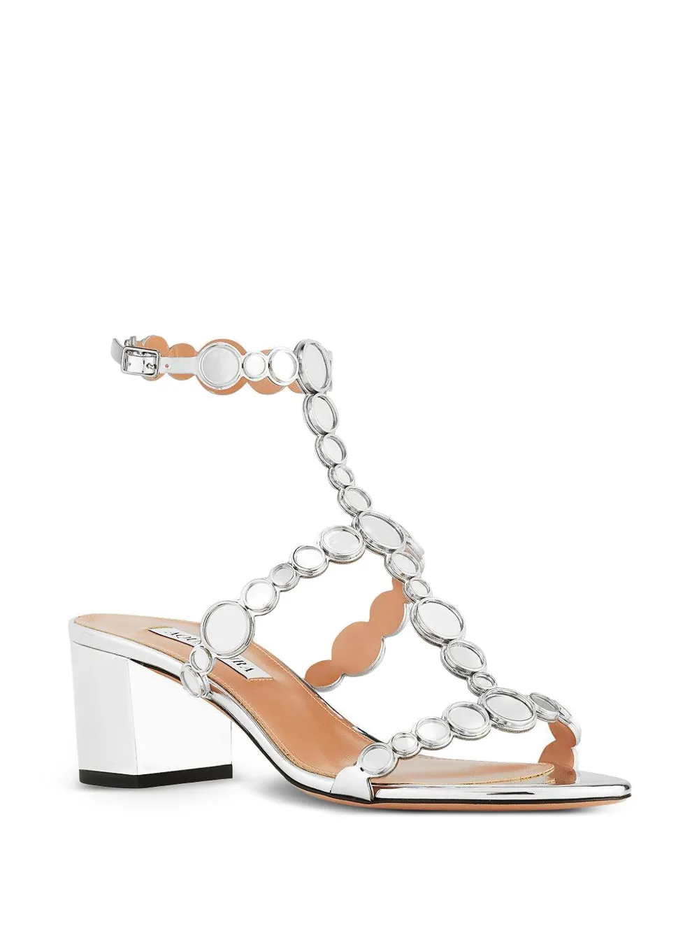 Circle-Embellished Sandals