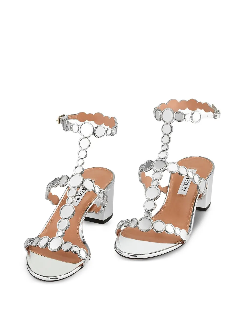 Circle-Embellished Sandals