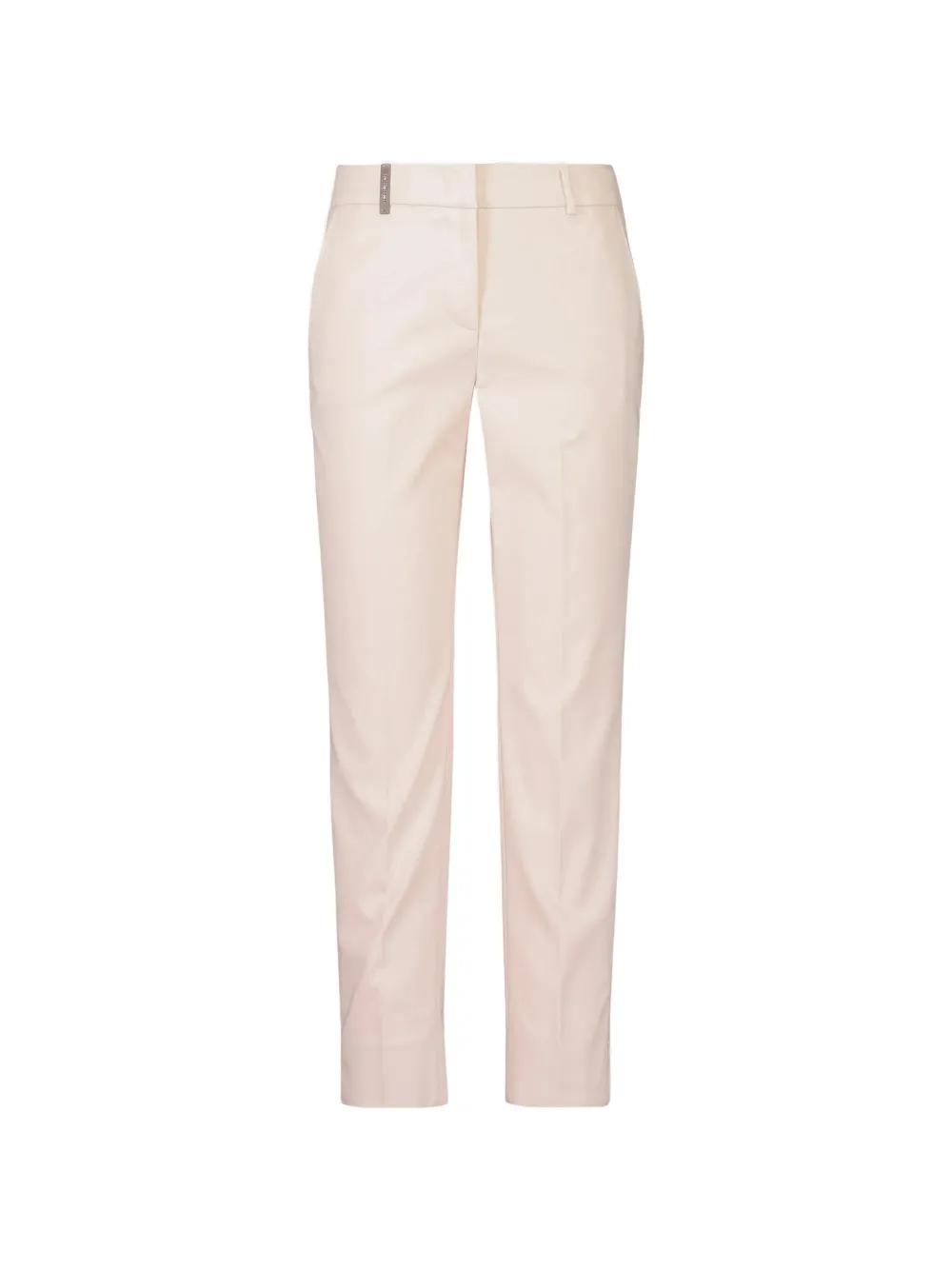 Peserico belt-loops cigarette trousers - Rosa