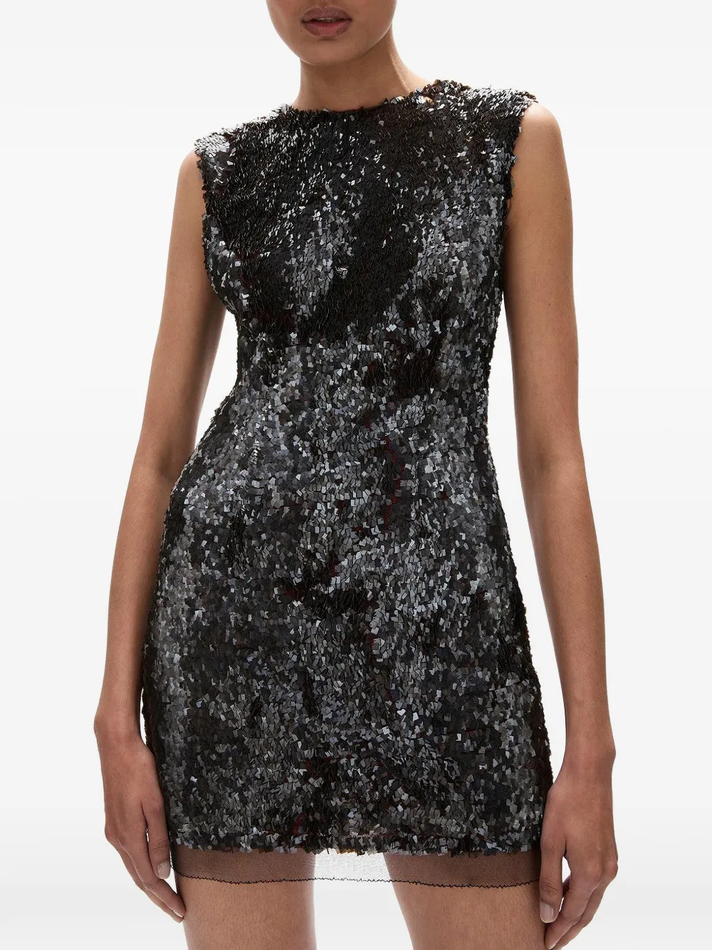 Rachel Gilbert sequin-embellishment mini dress - Marrone