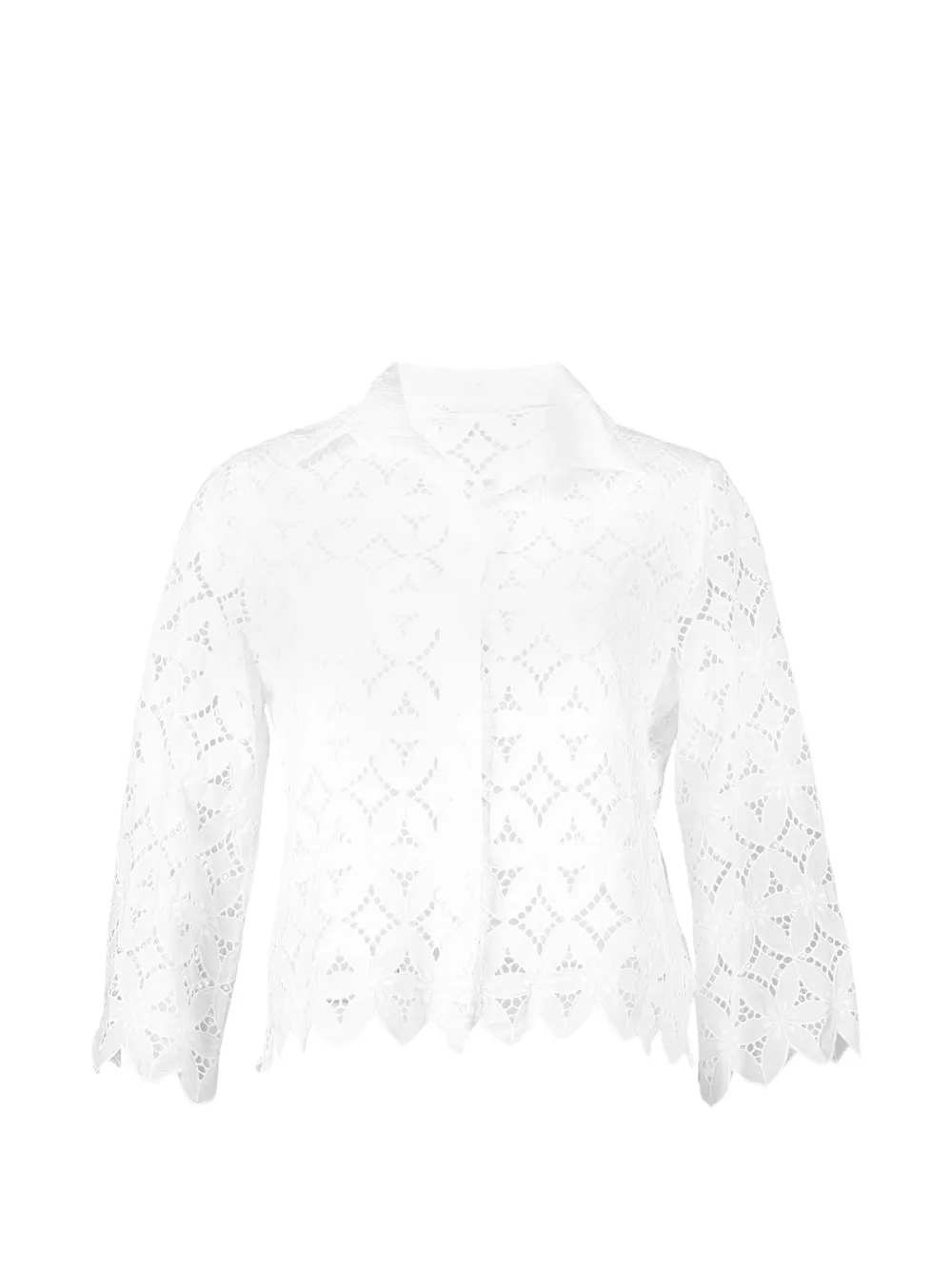 Temptation Positano lace shirt - Weiß