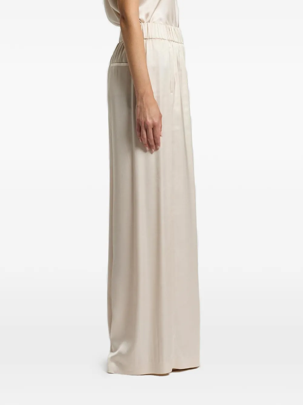 Peserico elastic-waist pants - Beige