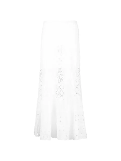 Temptation Positano lace-detail midi skirt