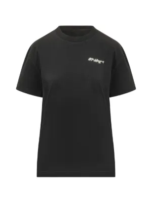 HERON PRESTON ヘロンプレストン LOGO PRINTED CROPPED T-SHIRT ロゴプリント クロップド 半袖Tシャツ カットソー ブラック レディース HWAA022C99JER001 Heron PrestonヘロンプレストンPreston Racing Logo Tee Tシャツ
