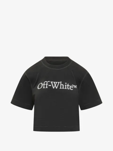 Off-White Bookish T-shirt med logo