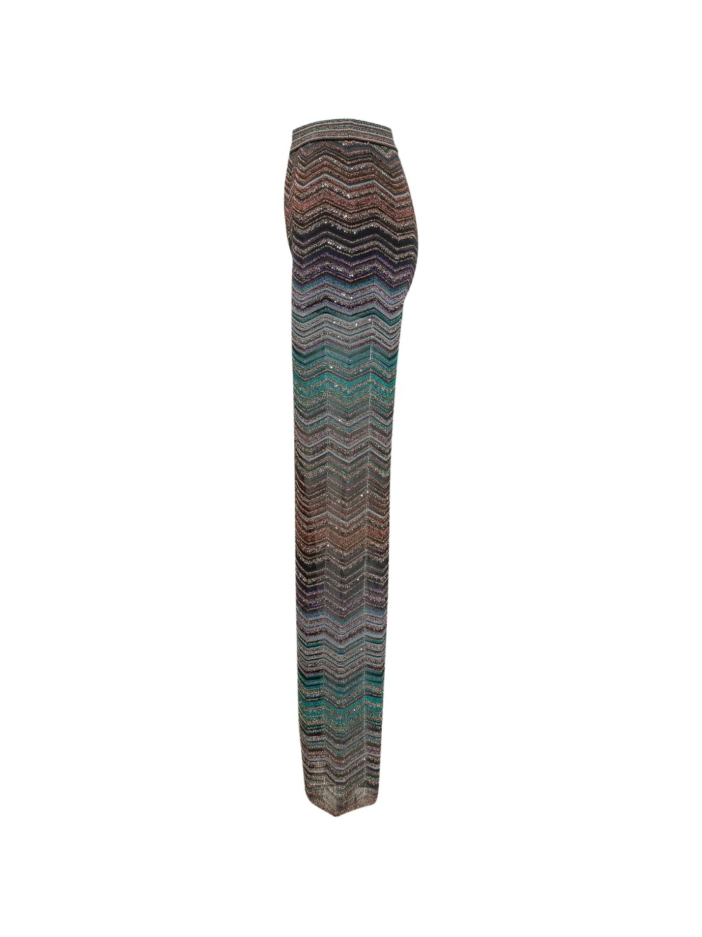 Missoni Broek met zigzag-patroon Zwart