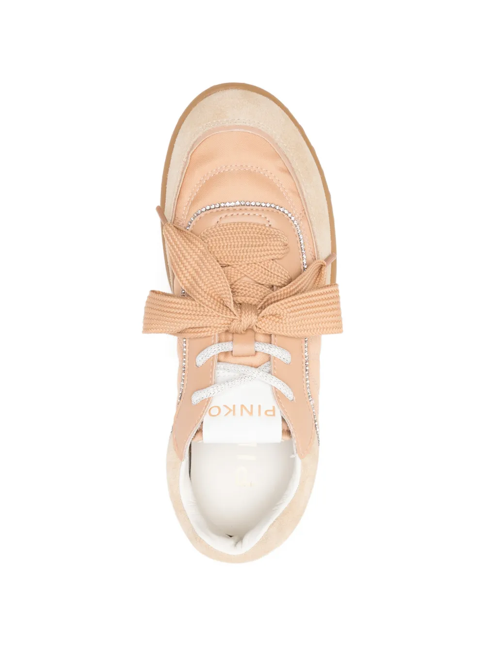 PINKO Gea sneakers met applicatie Beige