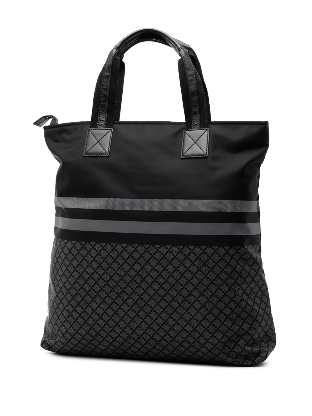  Gucci Pre-owned 2000-2015 Diamante Nylon Web Tote Bag - Noir 