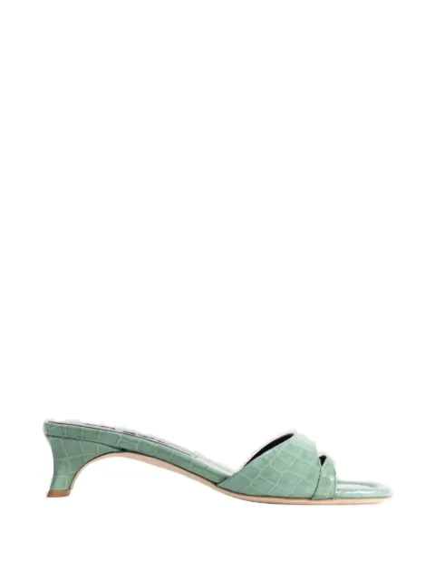 BY FAR Babygirl Fresh embossed slip-on mules