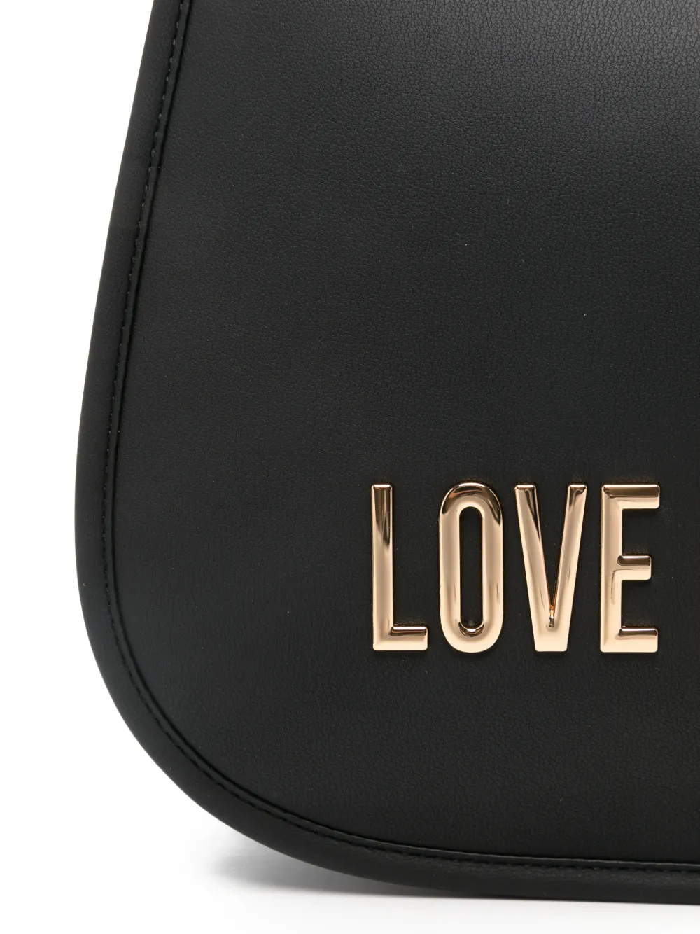 Love Moschino Schoudertas met logo Zwart