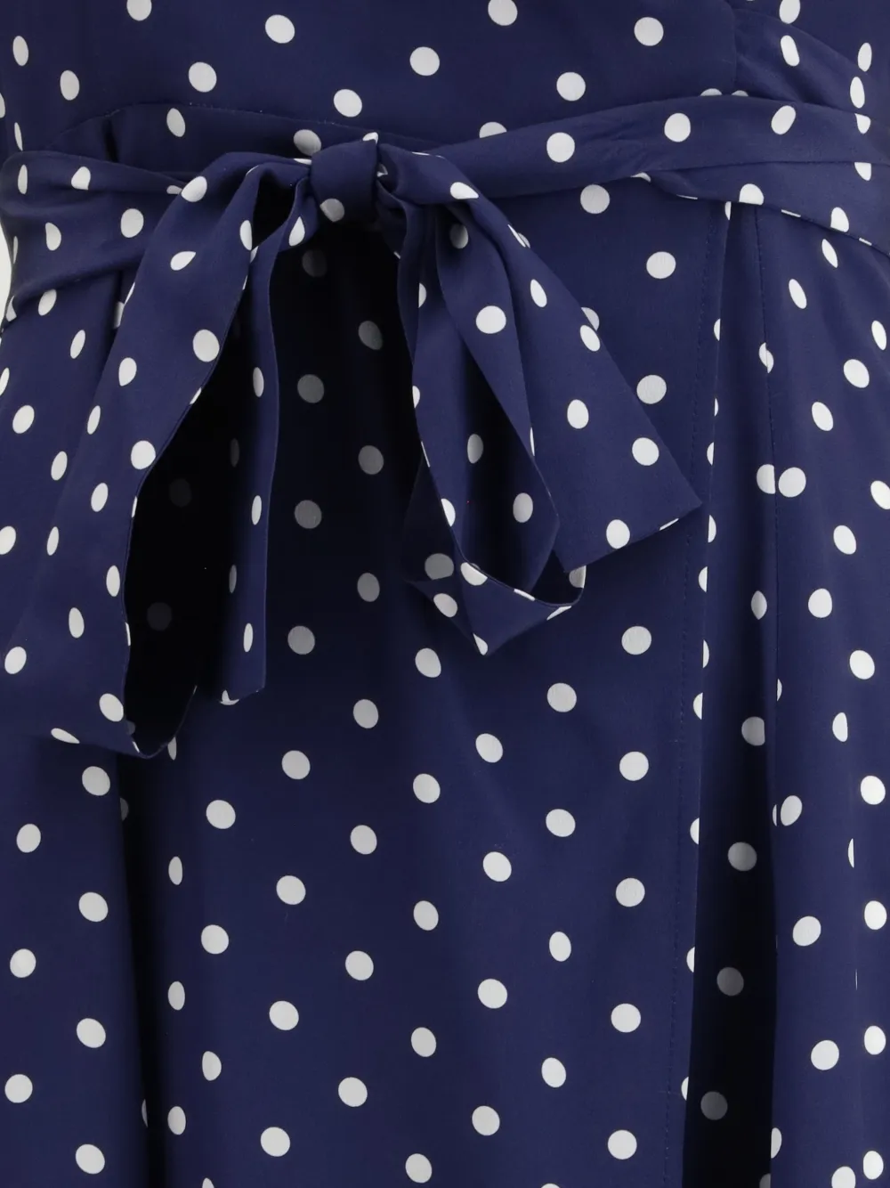  P.a.r.o.s.h. Polka Dot Halterneck Midi Dress - Blue 