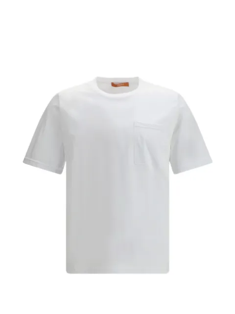 Cruna crew-neck patch pocket T-shirt