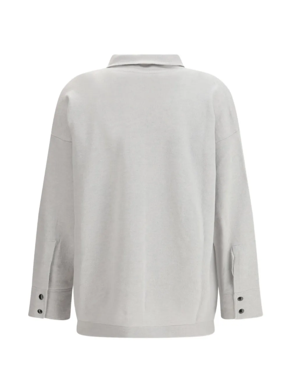 Fabiana Filippi patch-pocket button knit shirt - Grijs