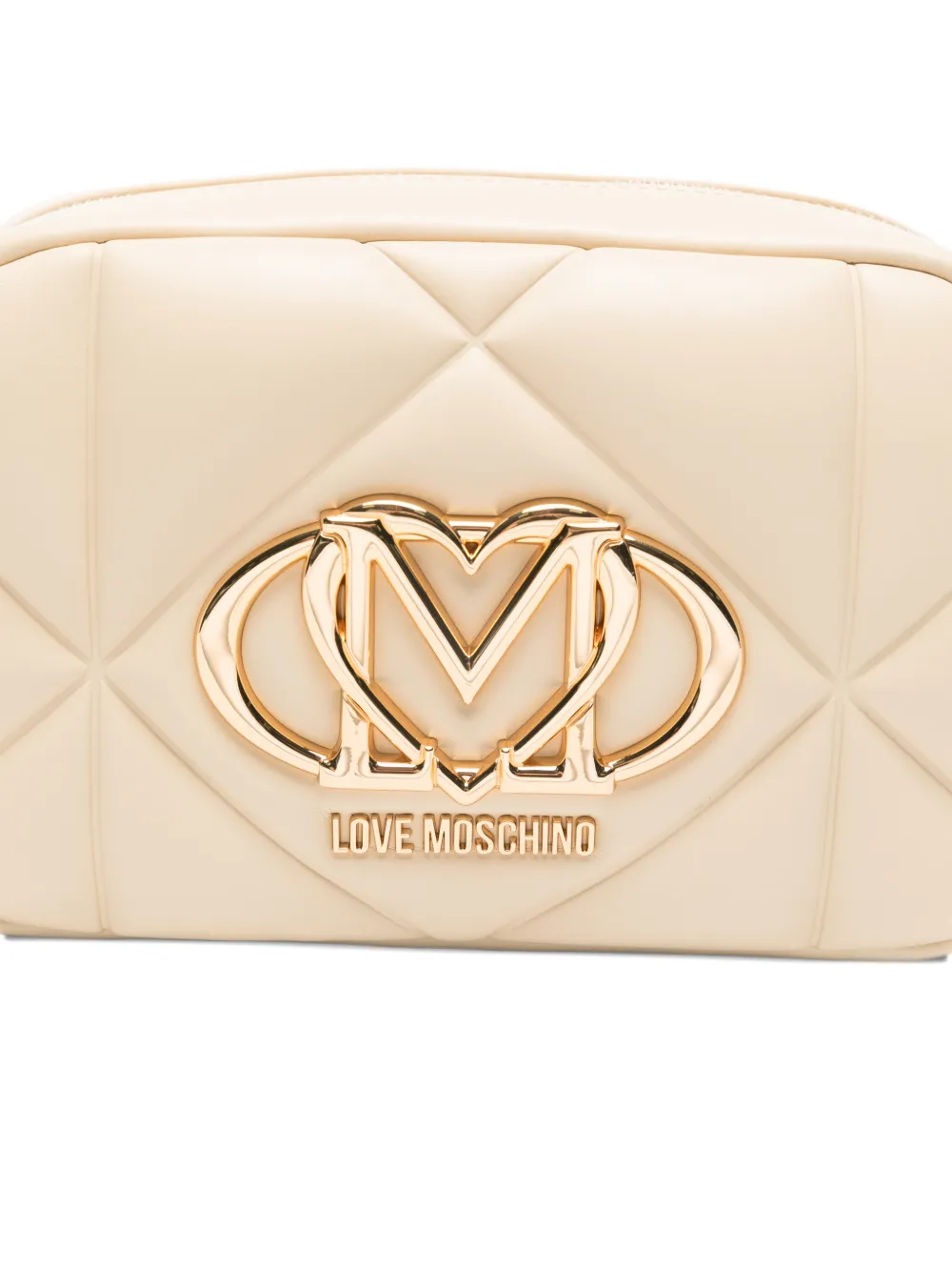 Love Moschino Gewatteerde crossbodytas Beige