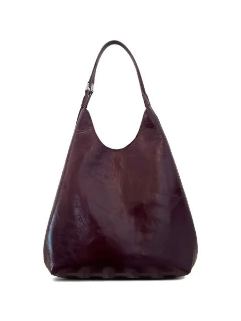 BY FAR Amber Folio leather shoulder bag