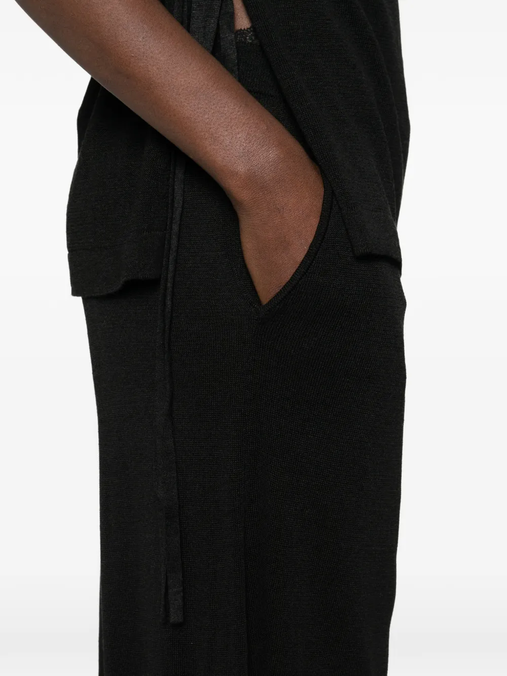 Drawstring-Fastening Palazzo Pants