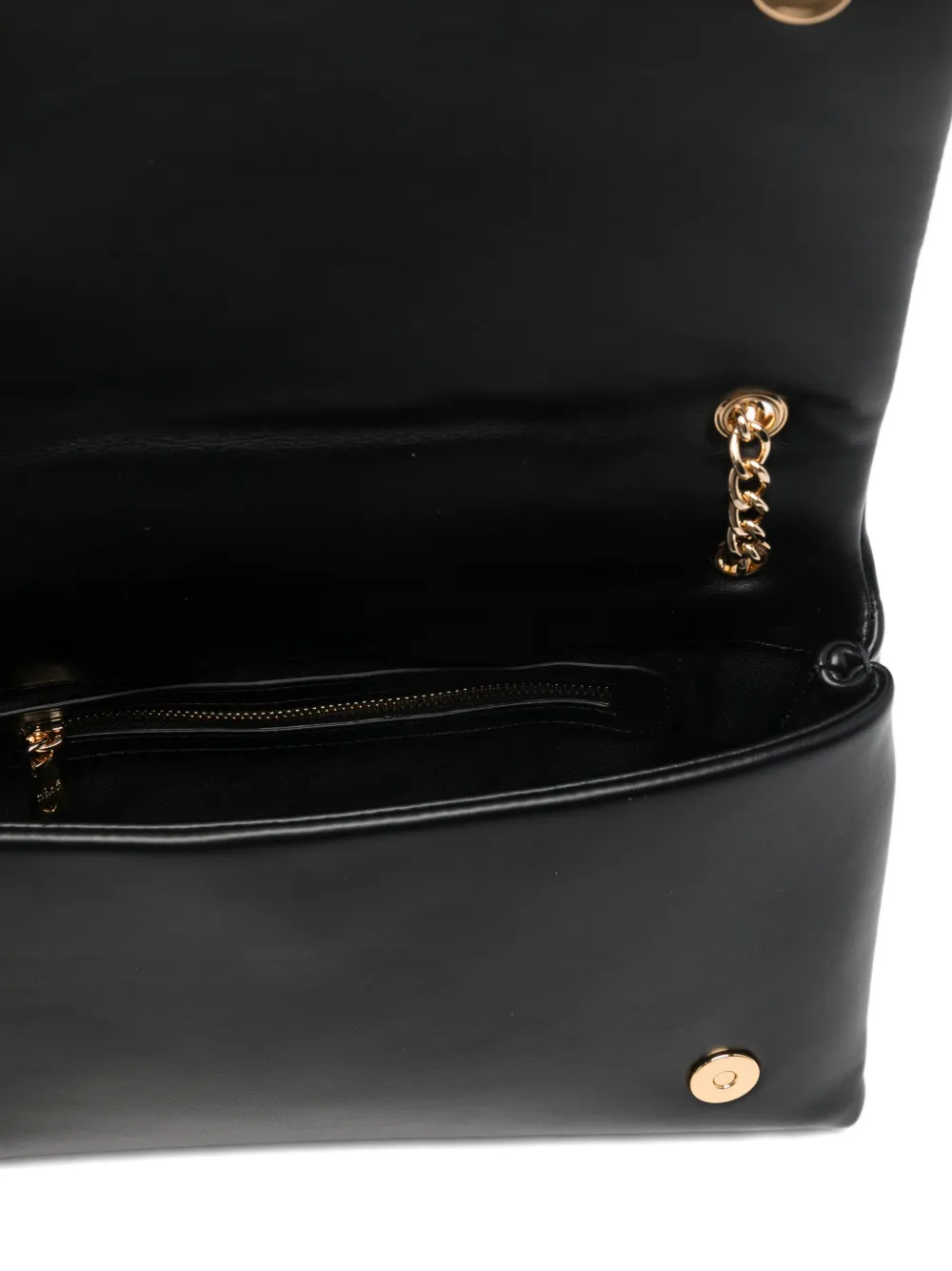 Love Moschino Schoudertas met logo Zwart