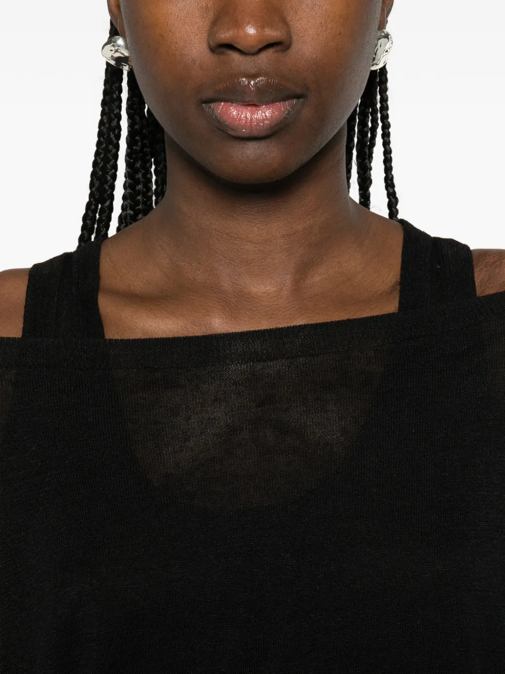 P.A.R.O.S.H. T-shirt met lange mouwen Zwart