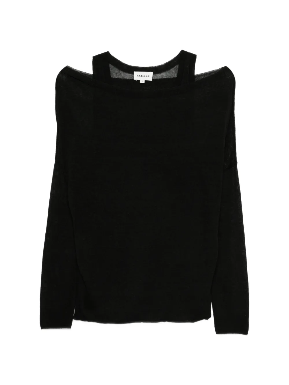 P.A.R.O.S.H. long-sleeve T-shirt - Nero