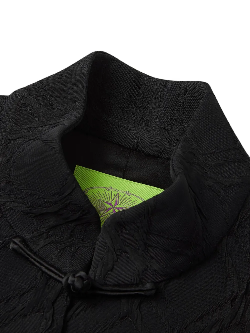 Shanghai Tang Jack met jacquard Zwart