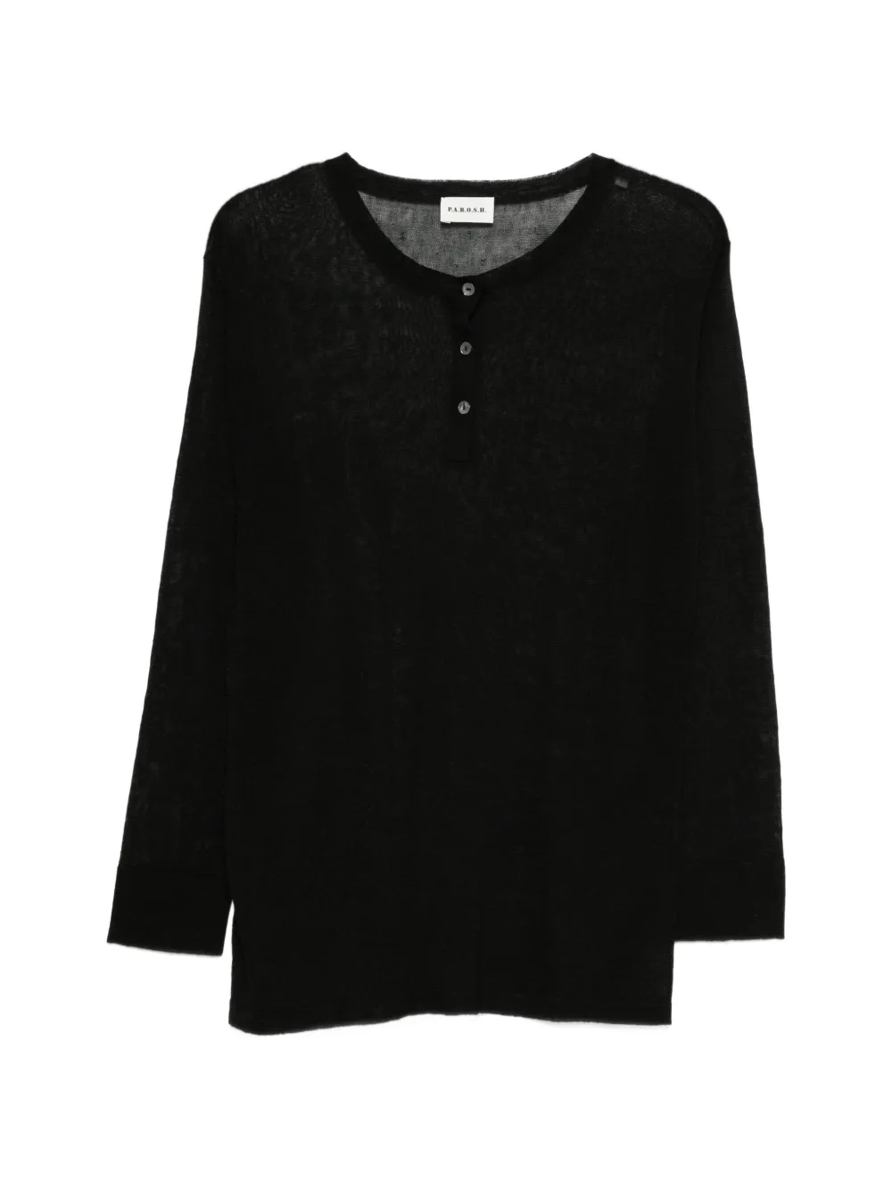 P.A.R.O.S.H. long-sleeve T-shirt - Nero