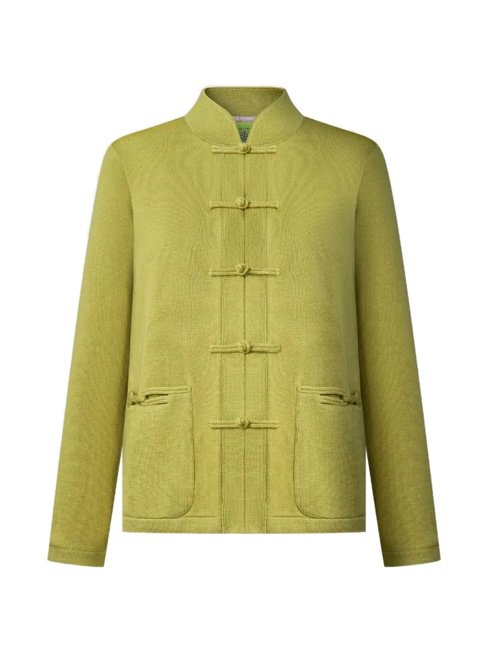Shanghai Tang Cardigan con bottoni - Giallo