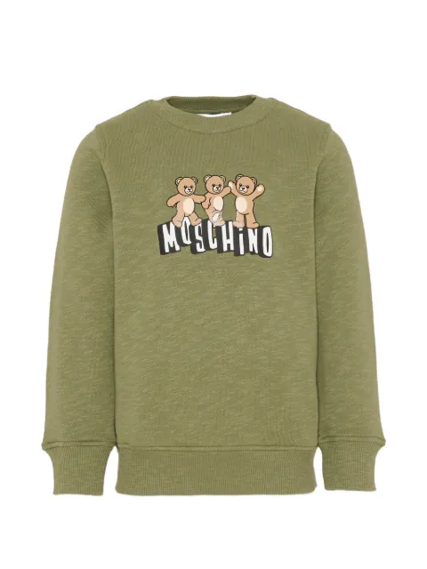 Moschino Kids sudadera con cuello redondo