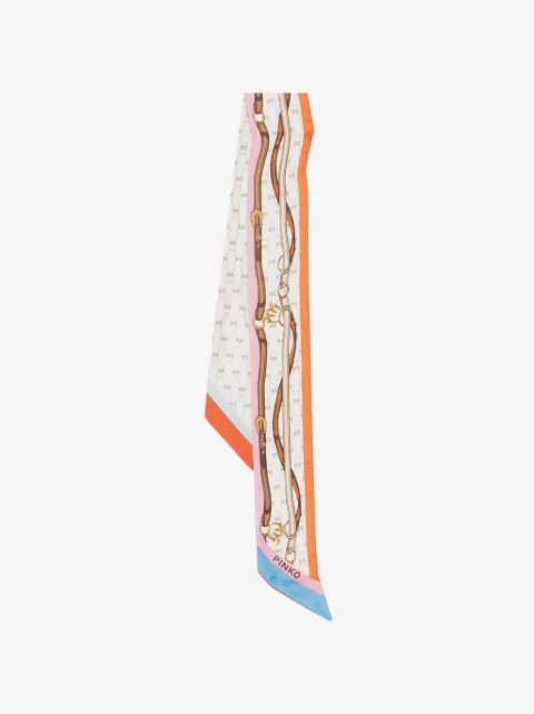 PINKO  Pogo belt print scarf