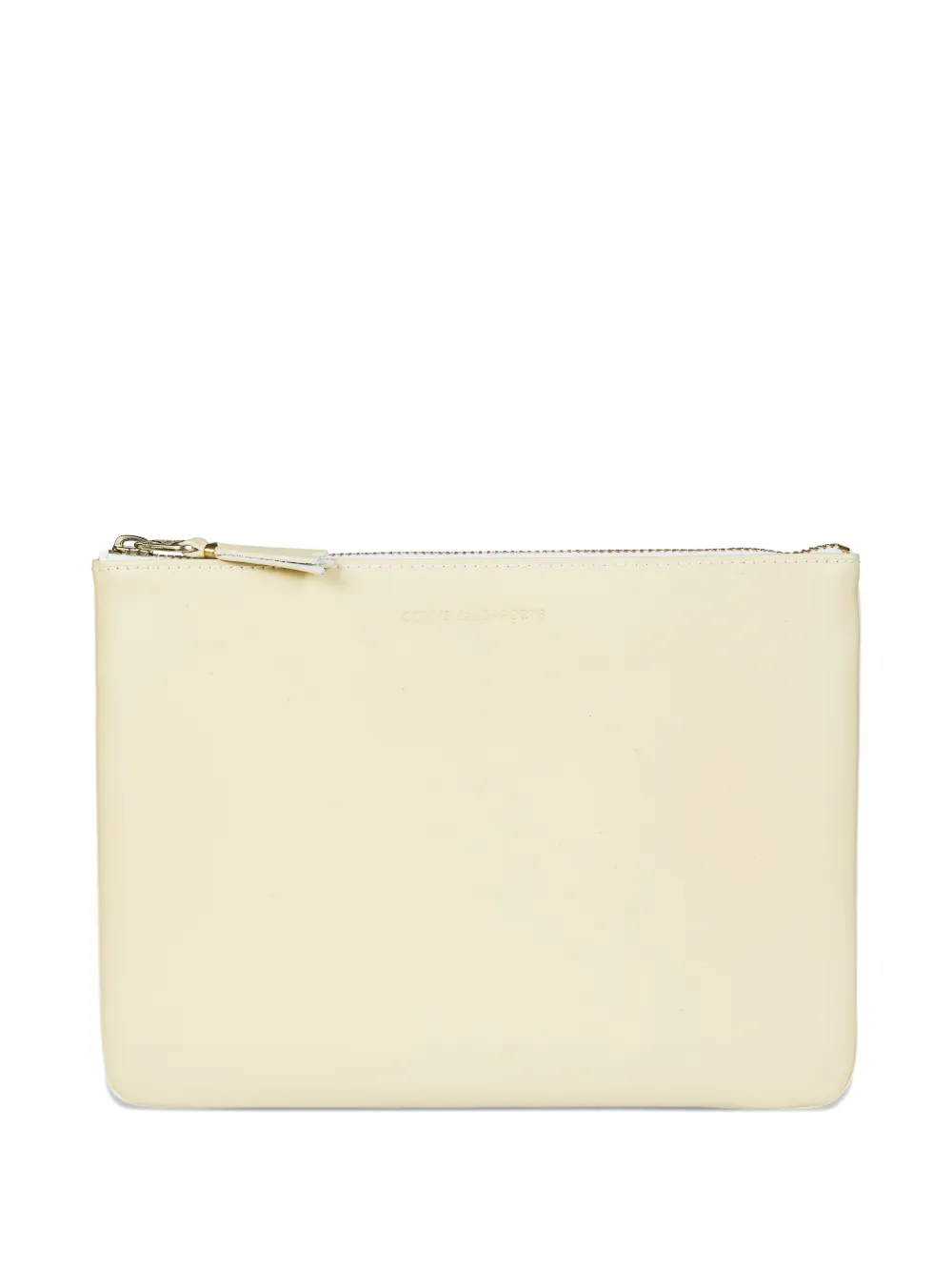 Comme Des Garçons Shirt leather zip wallet - Toni neutri